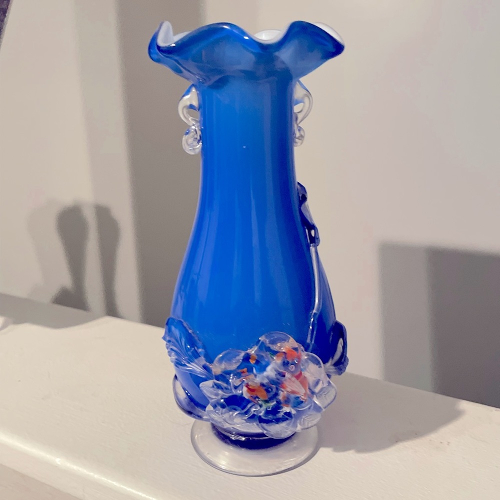 Vintage Mid 20th Century Murano Glass Vases